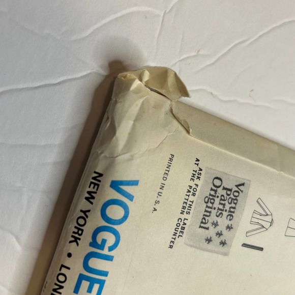 Vogue Paris Original Pierre Balmain Vintage 1970's Pattern #1601 Size 16 - Picture 9 of 10